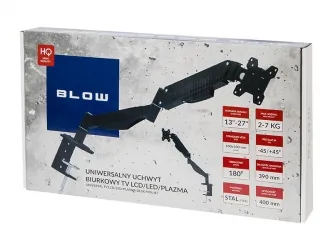 Uchwyt biurkowy do dwóch monitorów TV LCD 13"-27"