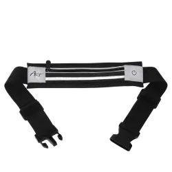 Bezprzewodowe słuchawki bluetooth magnetyczne sportowe Qoltec PREMIUM mikrofon + pas sportowy podświetlany na smartfona