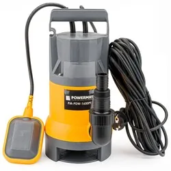 Pompa zatapialna z pływakiem do wody czystej brudnej szamba 1600W Powermat PM-PDW-1600PT