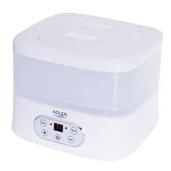 Suszarka do grzybów owoców warzyw dehydrator Adler AD 6658 550W regulacja 5 sit