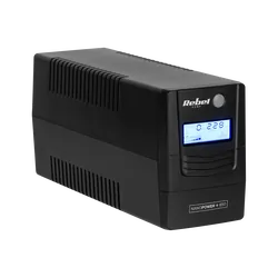 Zasilacz awaryjny komputerowy UPS REBEL Nanopower Plus 850 offline 850VA 480W LCD USB RJ45