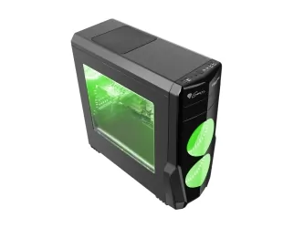 OBUDOWA GENESIS TITAN 800 GREEN MIDI TOWER Z OKNEM, USB 3.0, BEZ PSU