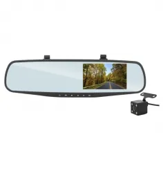 Wideorejestrator rejestrator samochodowy DVR w lusterku LTC Full HD LCD 4.3" + kamera cofania