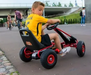 Gokart na pedały Milly Mally THOR czerwony