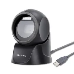 Stacjonarny czytnik kodów kreskowych 1D 2D Qoltec USB