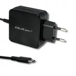Ładowarka sieciowa Qoltec 45W 5-20V 2-3A USB-C PD czarna