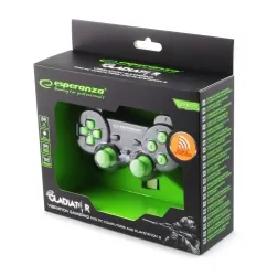 Bezprzewodowy gamepad do PC/PS3 Esperanza GLADIATOR zielony