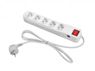 Listwa zasilająca NATEC EXTREME MEDIA SP5 3m 5X 230V PL biała