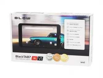 Tablet edukacyjny Blow BlackTab dla dzieci KIDS 3G + gry + etui + głośnik + spinner + modem 3G