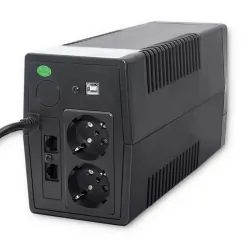 Zasilacz awaryjny UPS Qoltec Monolith 1000VA 600W LCD USB RJ45 + program