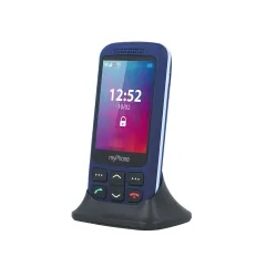 Telefon komórkowy telefon dla seniora myPhone Halo S+ niebieski czarny SOS aparat