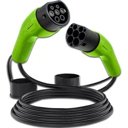 Kabel EV Typ 2 do ładowania samochodów elektrycznych Qoltec 11kW 400V 16A 5 m