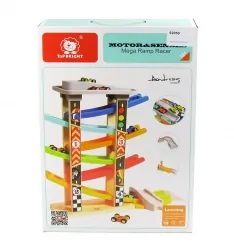Drewniany tor samochodowy Brimarex Top Bright 6 ramp