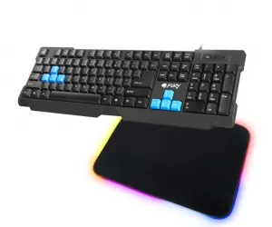 Zestaw FURY HORNET klawiatura + mysz + podświetlana mata