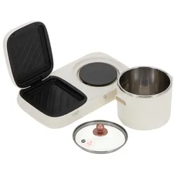 Stacja śniadaniowa 2w1 grill i garnek do gotowania Adler AD 6421