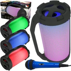 Podświetlany głośnik Bluetooth Camry CR 1172 FM USB SD AUX LED RGB + mikrofon