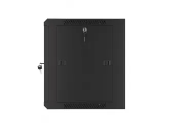 Szafa instalacyjna RACK wisząca 19'' 9U 570x450 drzwi szklane Lanberg  - czarna