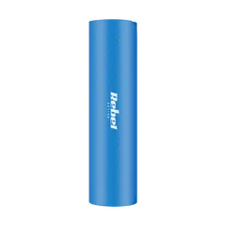 Mata gimnastyczna do ćwiczeń joga pilates fitness 183x61cm grubość 6 mm REBEL ACTIVE - kolor niebieski