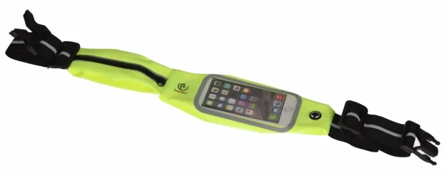 Słuchawki sportowe do biegania BT z mikrofonem + sportowy pas na telefon 4.7"