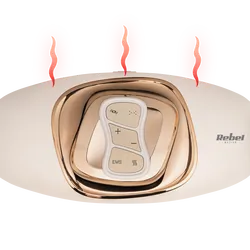 Bezprzewodowy pas do masażu stymulacji EMS mięśni brzucha REBEL ACTIVE z funkcją grzania