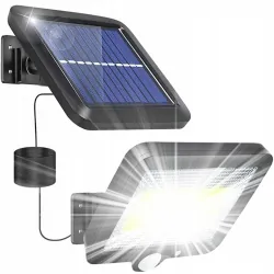 Lampa solarna halogen LED LTC z czujnikiem ruchu i zmierzchu