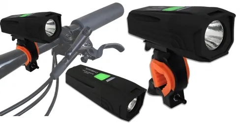 Akumulatorowa lampka rowerowa LED na przód Esperanza SCORPIUS PRO 1750 lx