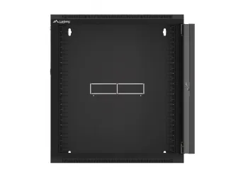 Szafa instalacyjna RACK wisząca 19'' 12U 570x600 drzwi szklane Lanberg  - czarna