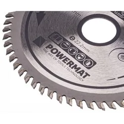 Tarcza widiowa do drewna 125x22.2 60 zębów Powermat TDD-125x22.2x60Z