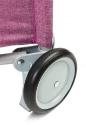 Łóżeczko turystyczne Caretero BASIC PLUS kojec + torba - różowe