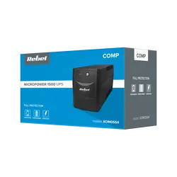 Zasilacz awaryjny komputerowy UPS 1500VA 600W REBEL Micropower 1500