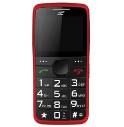 Telefon komórkowy dla seniora BT LTC MOB20 czerwony SOS aparat