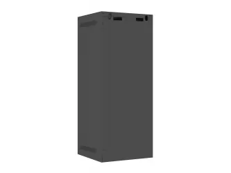 Szafa instalacyjna RACK wisząca 10'' 15U 280x310 drzwi szklane Lanberg (flat pack) - czarna