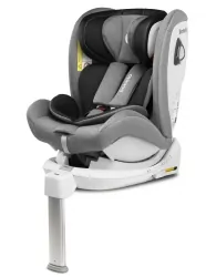 Fotelik samochodowy przód tył LIONELO BRAAM 0-36 KG ISOFIX + noga - kolor szary