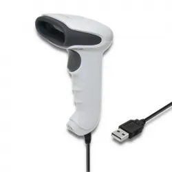 Czytnik kodów kreskowych 1D CCD Qoltec USB - biały