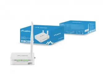 Router LANBERG N300 4x LAN 100MB 2T2R MIMO 2.4GHZ obsługa IPTV DSL