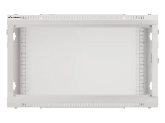 Szafa instalacyjna RACK V2 wisząca 19&#039;&#039; 6U 600x600 drzwi szklane Lanberg  - szara