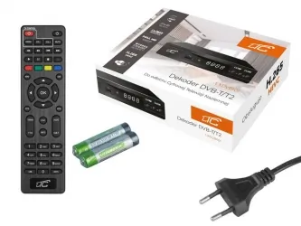 Tuner cyfrowy LTC DVB-T2 HEVC H.265 + programowalny pilot