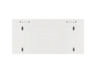 Szafa instalacyjna RACK wisząca 19'' 15U 570x450 drzwi szklane szybki montaż Lanberg (flat pack) - szara