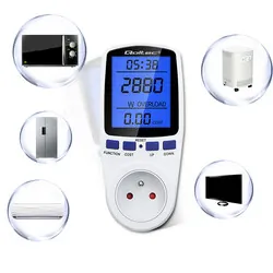 Watomierz licznik zużycia energii PM0626 Qoltec 3680W 16A LCD
