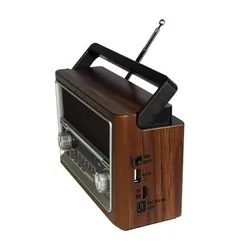 Radio przenośne LTC ELMA RETRO Bluetooth USB latarka