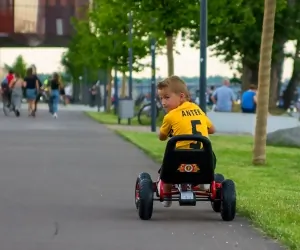 Gokart na pedały Milly Mally THOR czerwony