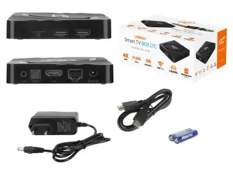 Smart TV BOX LTC Android 4K UltraHD WiFi - wbudowany zegarek