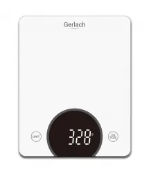 Elektroniczna waga kuchenna LED Gerlach GL 3172w do 10 kg biała