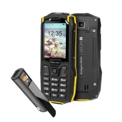 Telefon Kruger&amp;Matz IRON 2 niezniszczalny DUAL SIM bluetooth IP68 + ładowarka samochodowa z zapalniczką