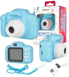 Kamera aparat dla dzieci Forever Smile SKC-100 niebieski
