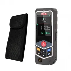 Miernik dalmierz laserowy Uni-T PRO LM120D 120 metrów z funkcją BLUETOOTH zasilany baterią + baterie + etui