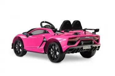 Samochód auto na akumulator Caretero Toyz Lamborghini Aventador SVJ akumulatorowiec + pilot zdalnego sterowania - różowy