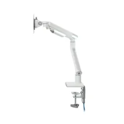 Uchwyt biurkowy gazowy do 1 monitora LED/LCD 17-32 cala + 1xUSB - ART L-19GD biały