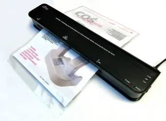Laminator MT219 do dokumentów A4 dwa rodzaje laminacji na zimno i na gorąco