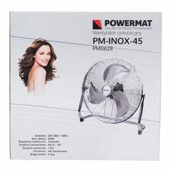 Cyrkulator podłogowy 45 cm 200W Powermat PM-INOX-45